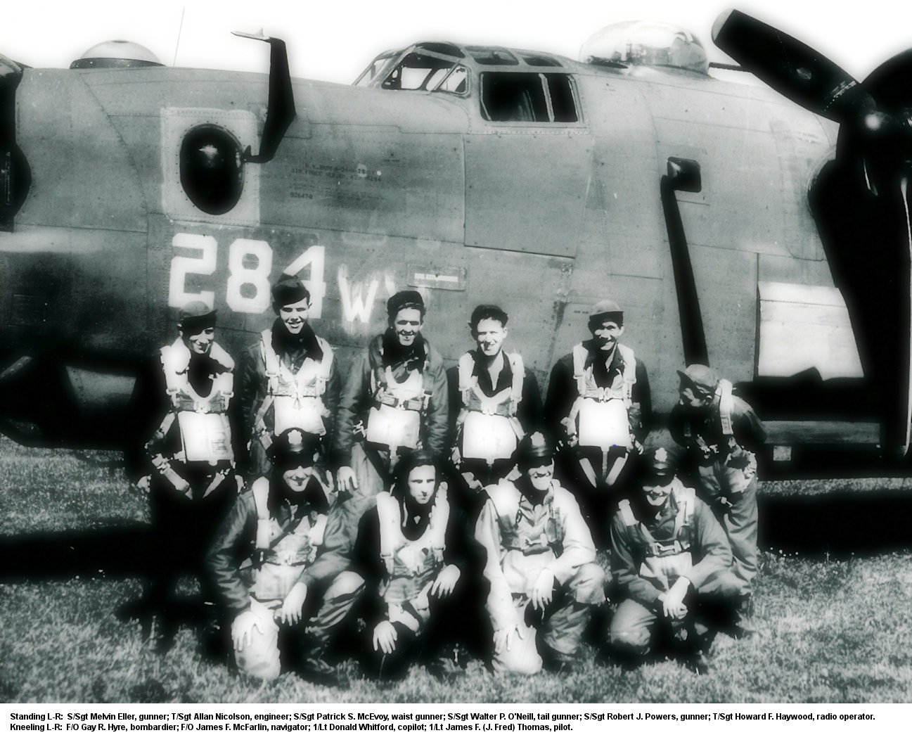392nd Bomb Group AIRMEN PHOTOS | O Last Names