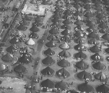 Tents POW camp