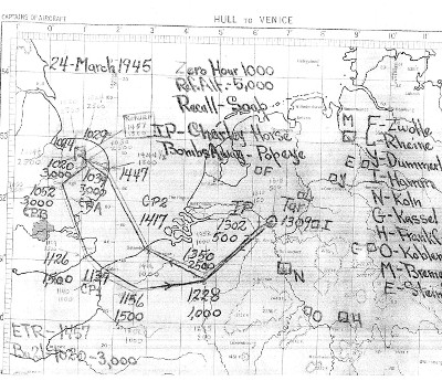 mission map 24 Mar 45