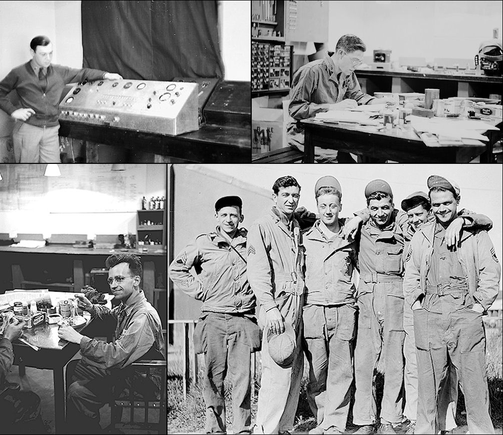 Bombsight maintenance personnel