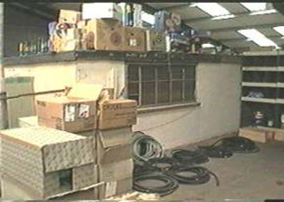 A window of the former operation room 