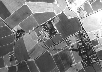 Site 5 can be seen in the centre of this aerial shot taken in 1944